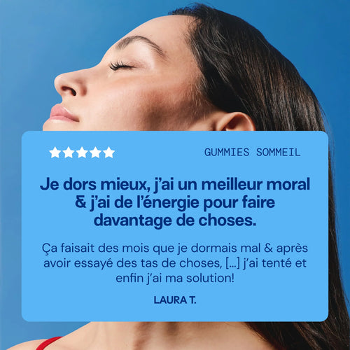 Gummies Sommeil libération prolongée